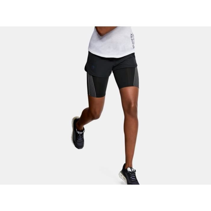 Short femme 2-en-1 Under Armour RUSH™ Run