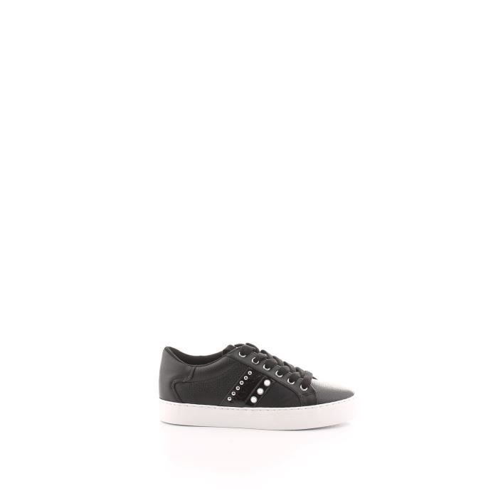 GUESS FEMME FL7GR3ELE12BLACK NOIR CUIR BASKETS
