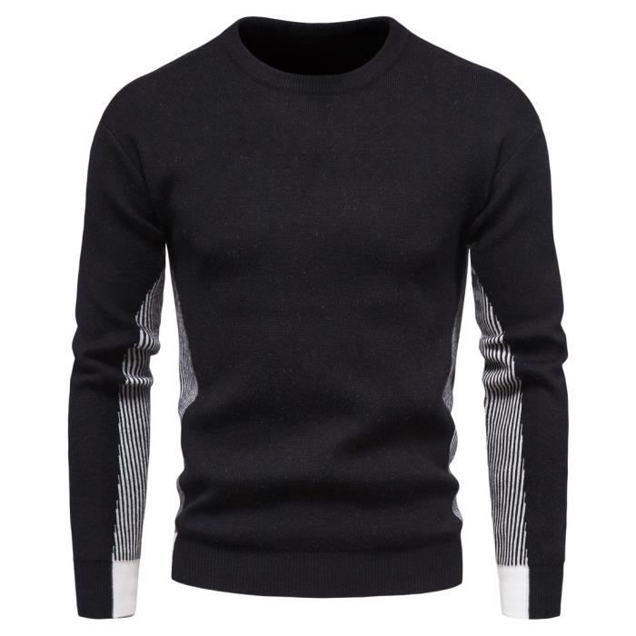Chandail Pull homme cardigan pullover hoodie masculine veste en tricot losir uni en maille chandail manteau chic cardigan homme