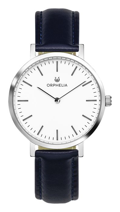 ORPHELIA - Montre Femmes - Quartz - Analogique - Bracelet en Cuir - Bleu - OR11801