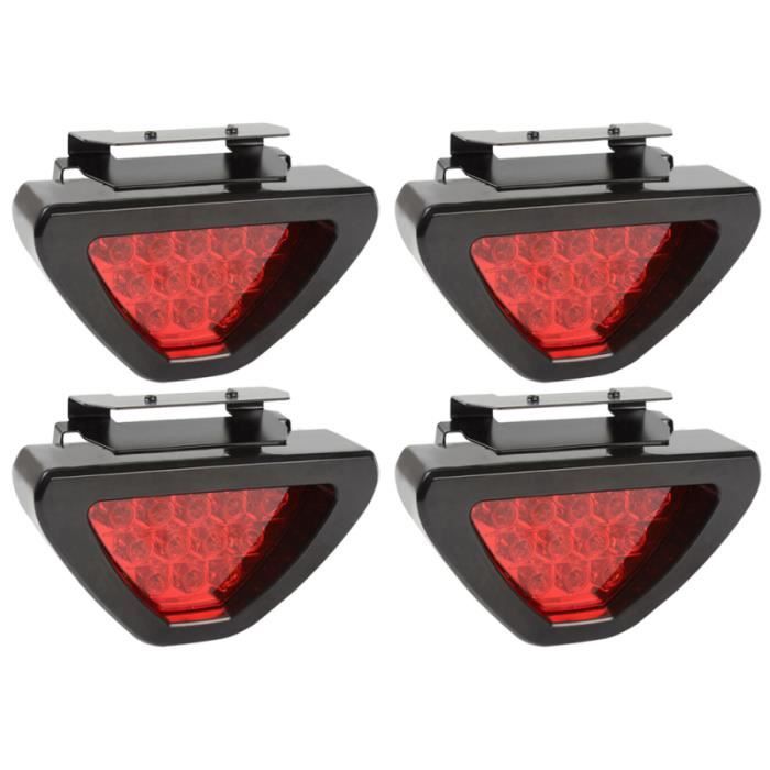 4 PCS Lumière De Frein Arrêt Stationnement Signal Indicateur Lampe LED Voyant D'avertissement pour Voiture Auto
