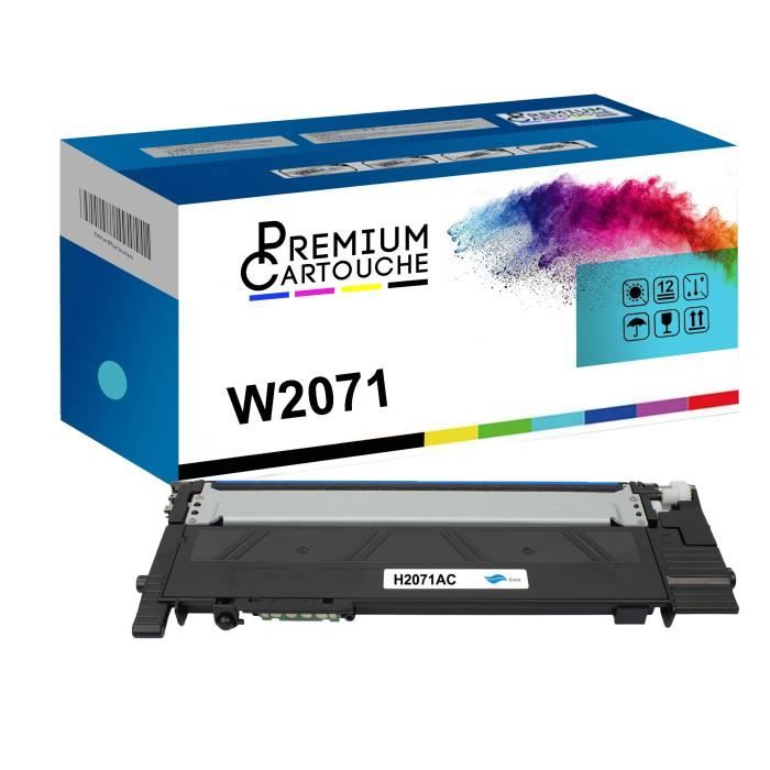 Toner W2071 Cyan Compatible pour HP color Laser 150HP color Laser MFP 178seriesHP color Laser MFP 179series HP color Laser 150HP col