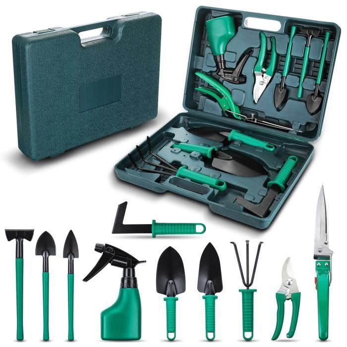 TEMPSA 10PCS Outils de Jardin Anti-rouille Sécateur Greffage Fournitures outil de jardinage