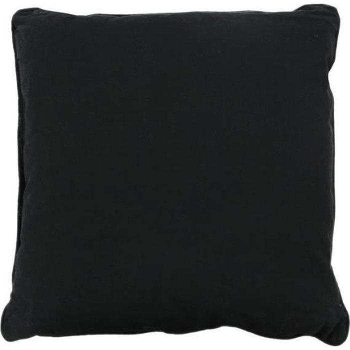 POP - Coussin 100% coton noir 50x50