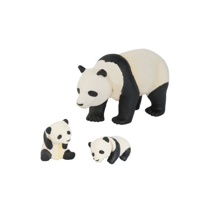 ANIA Figurines Panda et ses petits