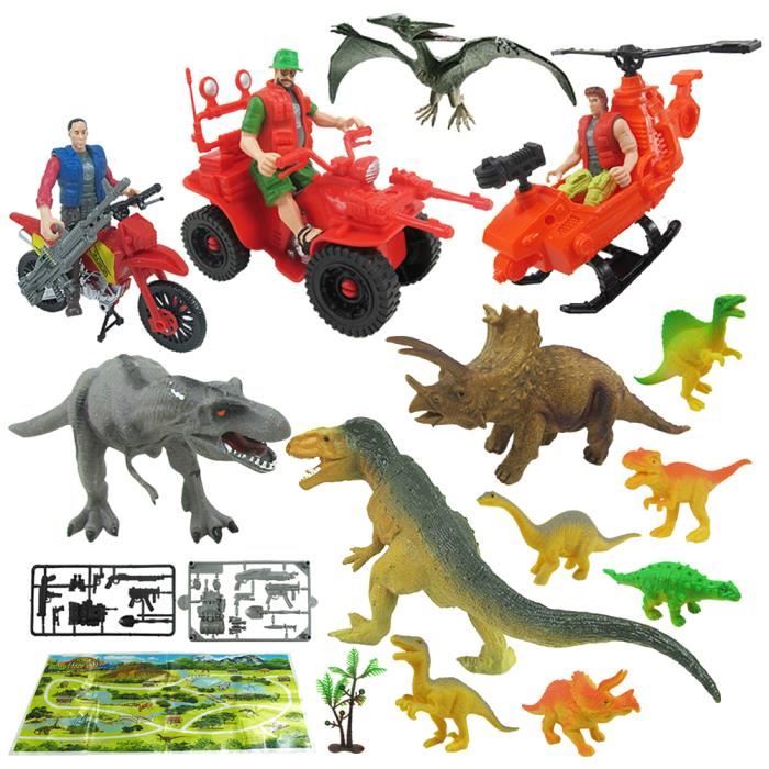 36 Pcs Faux Dinosaure Simulé Jouet Modèle pour Boutique Enfant VEHICULE MINIATURE ASSEMBLE - ENGIN TERRESTRE MINIATURE ASSEMBLE