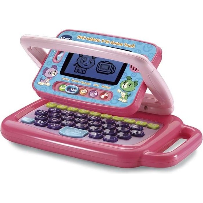 Vtech - Ordi tablette - P'tit Genius Touch - Mauve