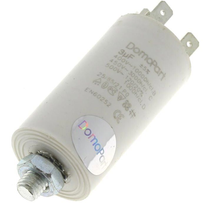 Condensateur 3µF - Lave-vaisselle - BAUKNECHT, IGNIS, RADIOLA, WHIRLPOOL (44445)