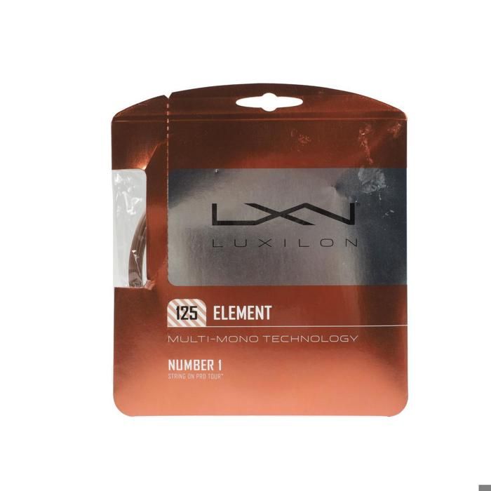Cordage de tennis Element 125 - Wilson UNI Gris Clair