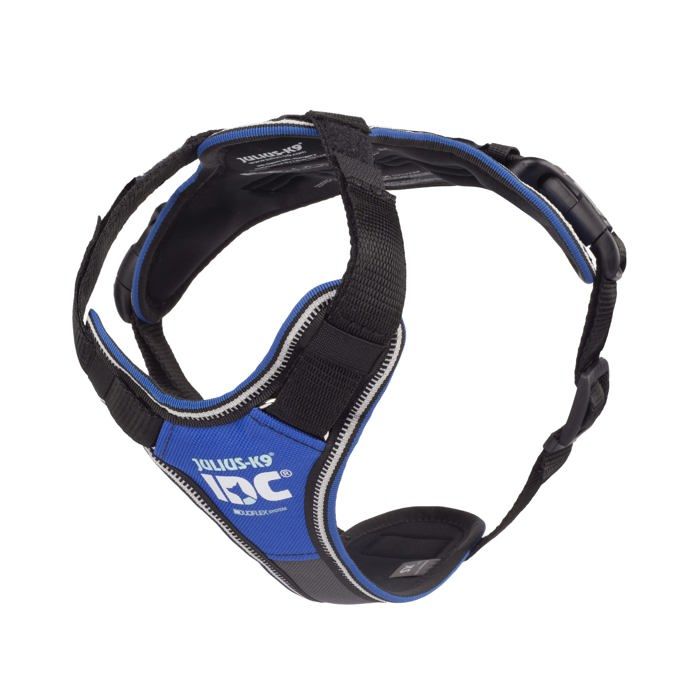 Harnais animal Julius k-9 - 19LWH-GB-XS-AMZ - Julius-K9, Harnais IDC Longwalk, Bleu-Gris, Taille: XS