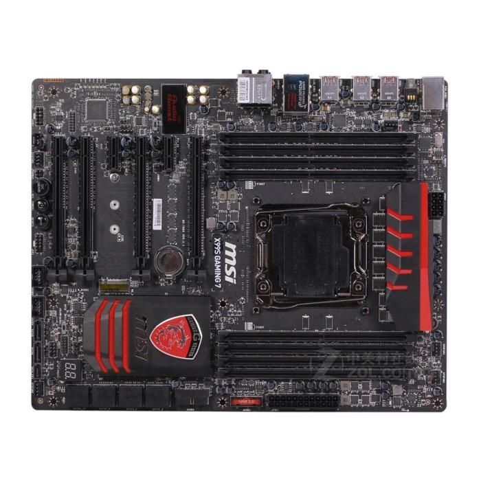 Carte mère MSI X99S GAMING 7 Intel X99 LGA 2011-3 8xDDR4 SDRAM 128 Go ATX - Msi