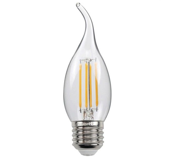 ampoule LED lampe de lustre E27 C35 COB rétro style vintage antique AC 220V 4W 10 pièces