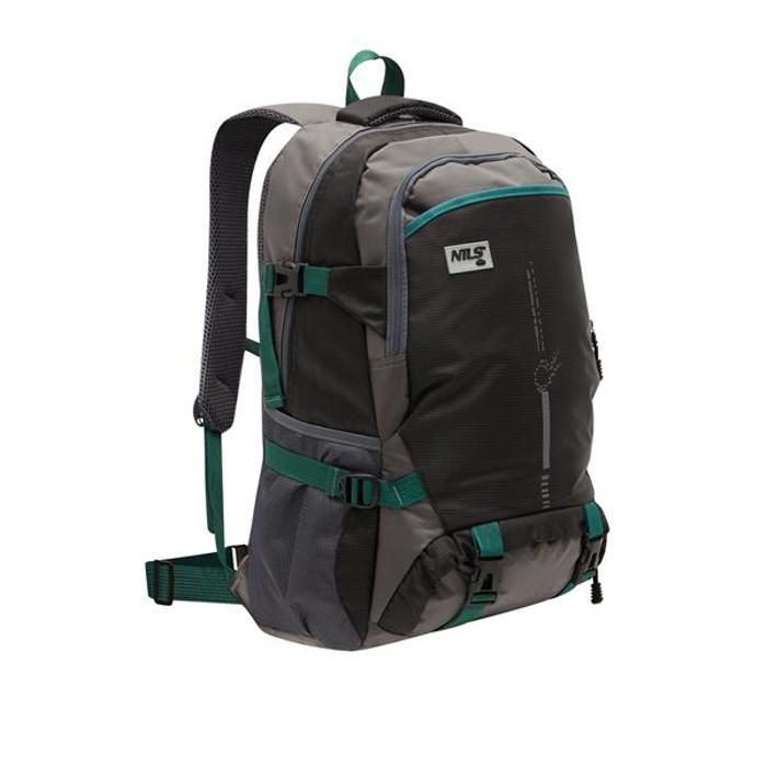 Sac à dos de randonnée - NILS CAMP - 45L - Noir - Résistant aux éclaboussures - Système Nils Vent