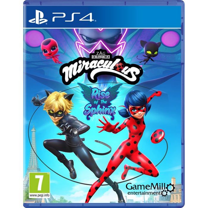 Jeu PS4 - Game Mill - Miraculous: Rise of the Sphinx - Aventure Épique - Coopératif - Paris