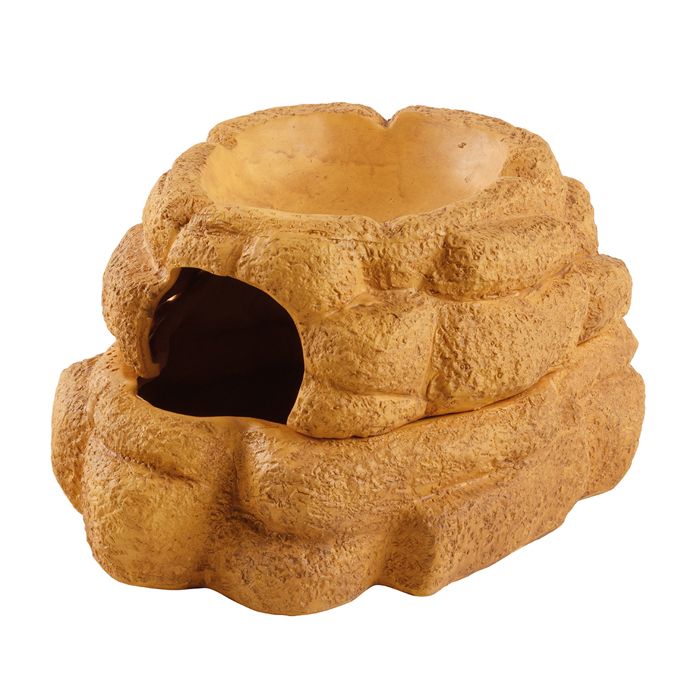Kit de décoration pour terrarium - EXO TERRA - Big Rock - Marron - Roche artificielle - 11x13x8 cm
