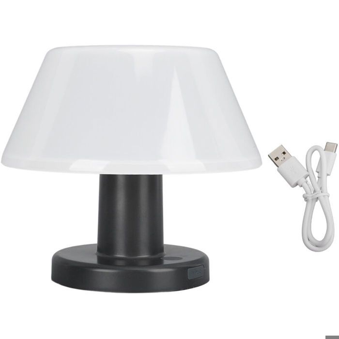 Lampe de Table solaire extérieure professionnelle IPX4 étanche haute luminosité 4 niveaux lampe de bureau solaire à intensité