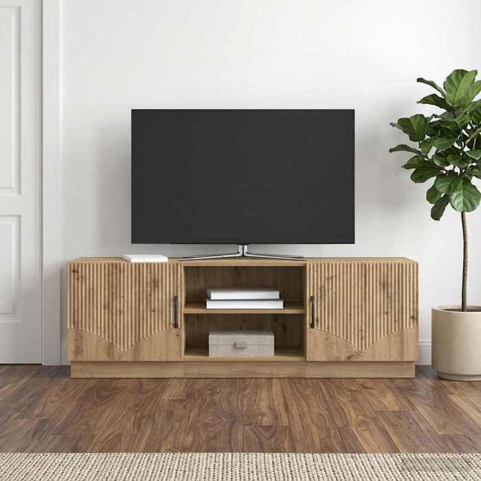 vidaXL Meuble TV 150 x 31 x 47 cm Chêne artisanal Bois dingénierie 895384