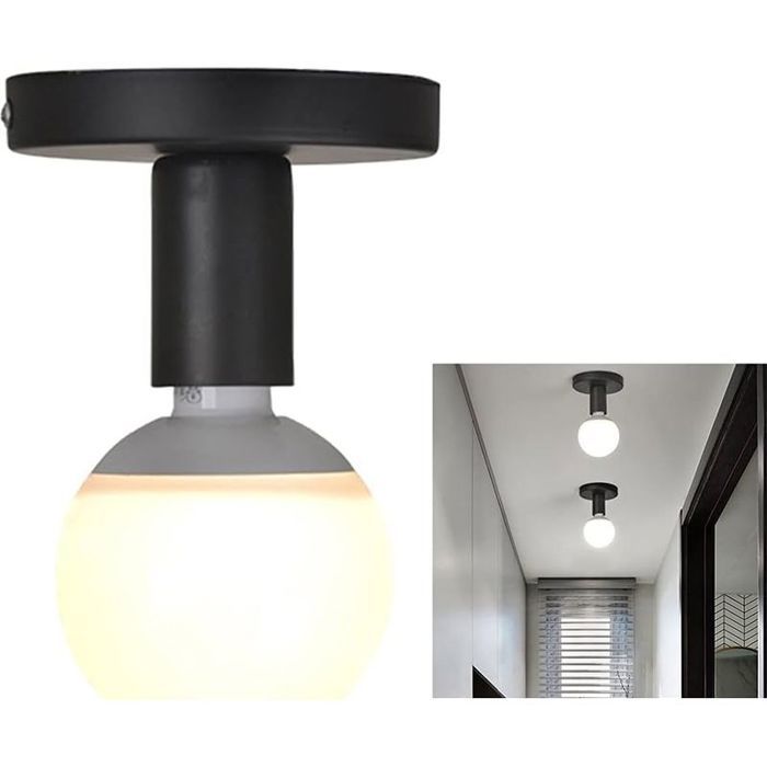 Industriel Plafonnier Industrielle Vintage métal Suspension Luminaire Plafonnier Fer forge Mini plafonnier créatif Sans Ampoule