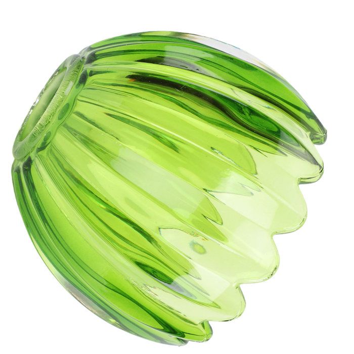AUCUNE Abat-jour floral ambre en verre 1 Petit Abat-jour En Verre Tulipe Vert Décoratif Pour Lampes linge seul Verte