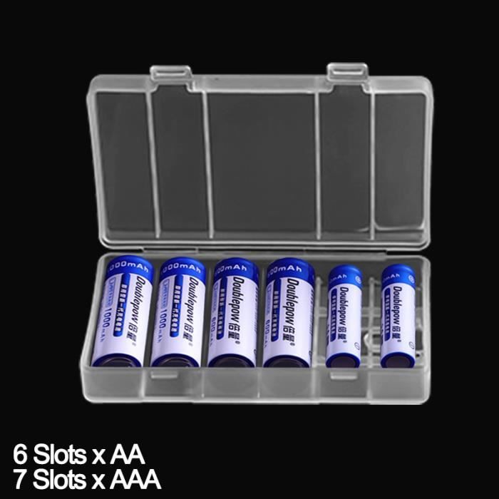 6 Boîtes De Rangement Pour Batteries NP-FZ100 (Sony) - Protège Contre Les Courts-circuits, Inclut Espace Pour Cartes SD
