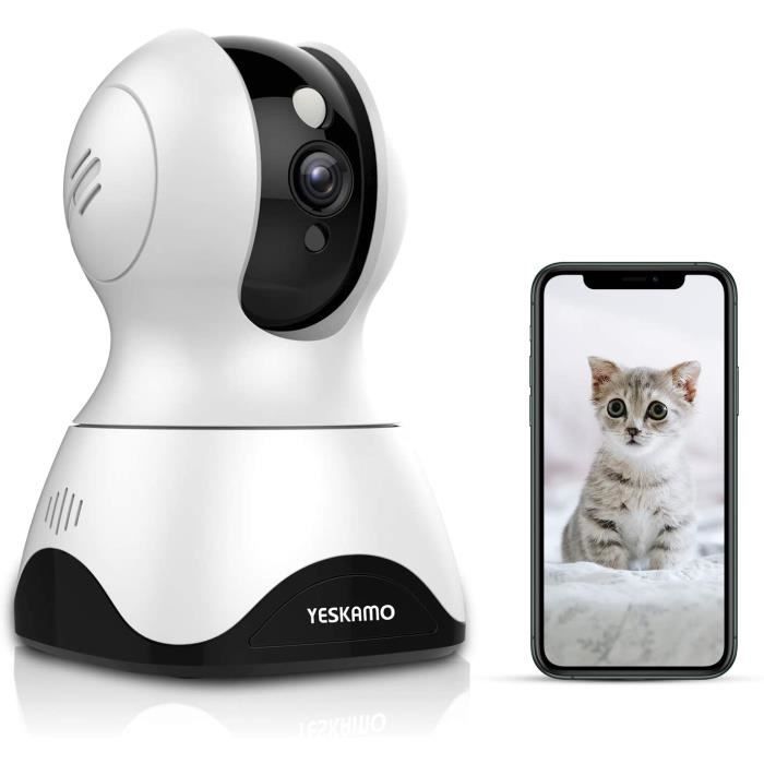 Yeskamo Cam ra de surveillance WiFi Int rieur 1080P HD Cam ra