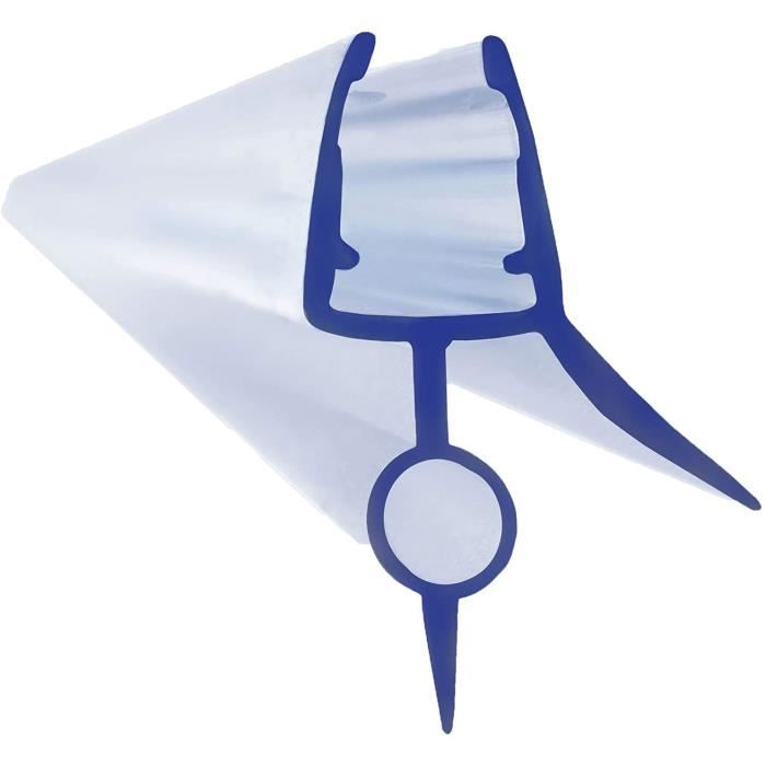 Joint de douche à lèvre renforcée, joint de remplacement en PVC