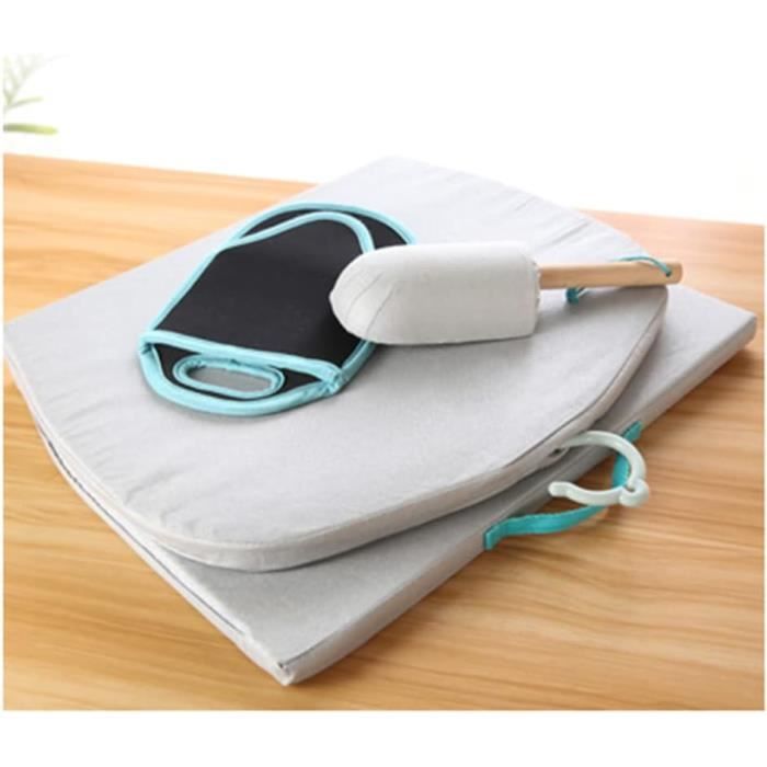 UOCAI Lot De 2 Tapis à Repasser Portables Pliable 85x45 Cm - Pour Fer à Vapeur Et Voyage