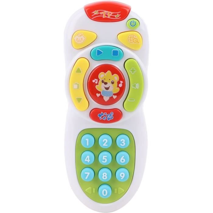 Télécommande TV, Jouet télécommandé de Musique, télécommande du simulateur  de bébé(Rouge) - Cdiscount Jeux - Jouets