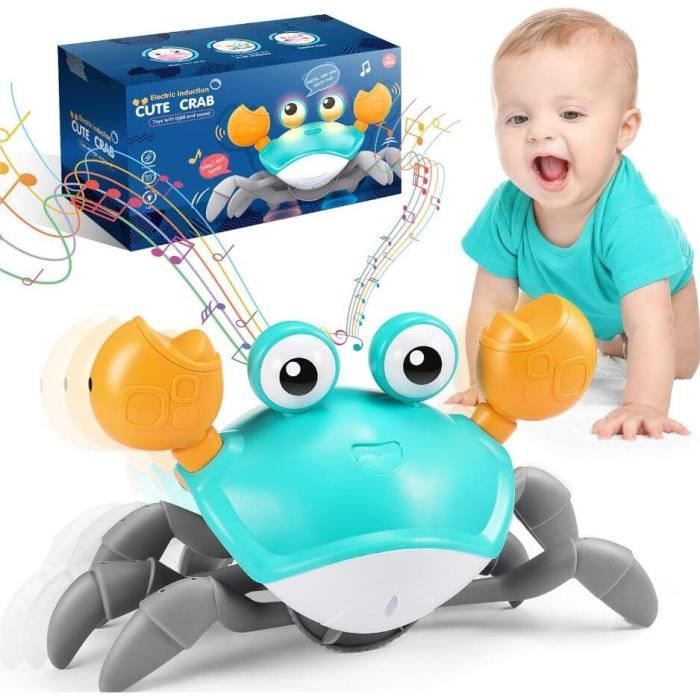 Jouet Bebe 1 2 An Crabe Qui Marche Jouet Enfant 2 3 Ans Jouets D eveil Musicaux Jeu Jouet Bebe 3 6 12 Mois Idee Cadeau Anniversaire Cdiscount Puericulture Eveil bebe