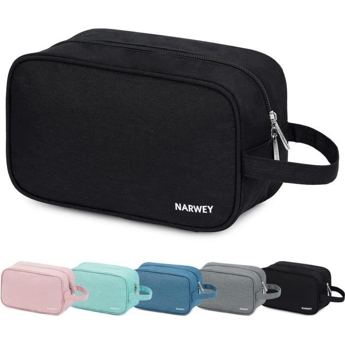 Trousse De Toilette De Voyage Gloppie 10L - Grand Format, Imperméable, Organisée - Pour Homme Et Femme - Bleu