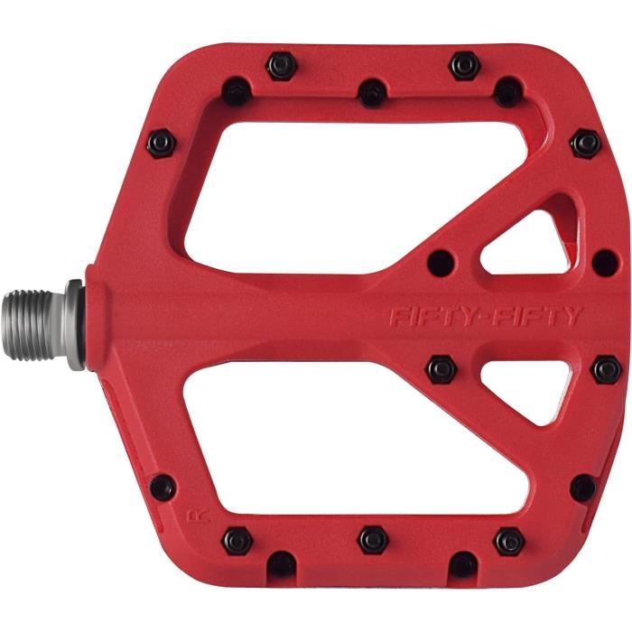 Pédales Plates Vélo VTT - Pédales Larges En Aluminium CNC, Roulements Scellés, Axe 9/16", Compatible Tout Vélo