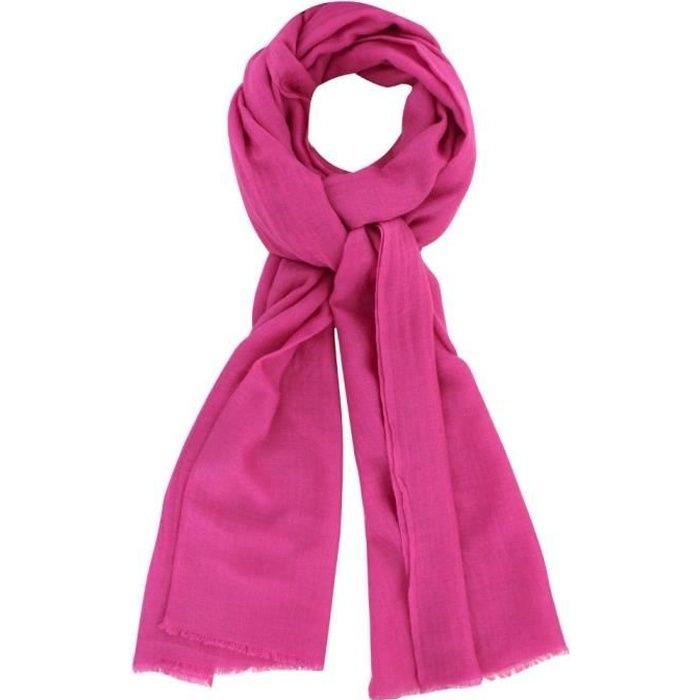 Chèche uni rose FUSCHIA 150x50 cm viscose accessoire mode femme fille** Chèche uni rose FUSCHIA 150x50 cm viscose accessoire mode femme fille**