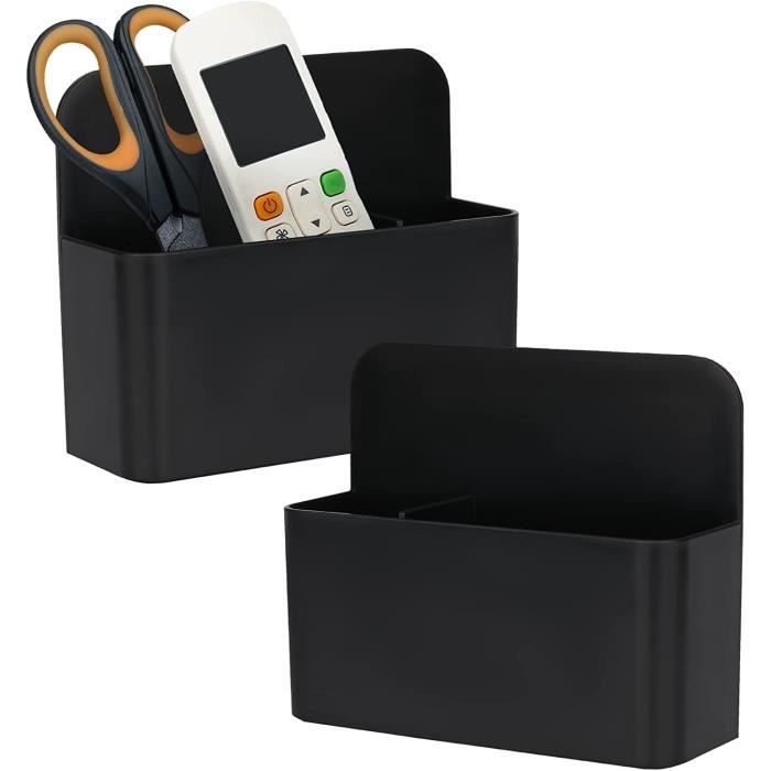 Porte-stylos Magnétique Pour Frigo Ou Tableau Blanc - 2 Tailles Avec éponge, Noir