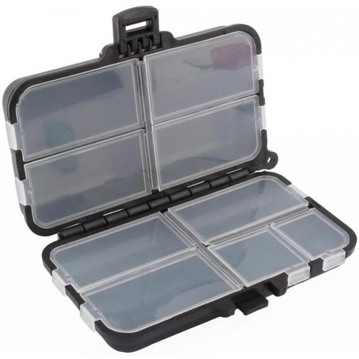 Boîte De Pêche Transparente 14 Compartiments - Organisateur Leurres