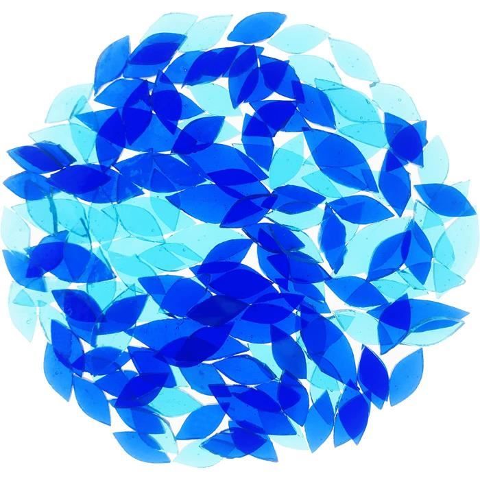 100 Carrés De Mosaïque En Verre Vert Clair - 1x1 Cm - Idéal Pour DIY, Bijoux, Cadres Photo Et Décoration - 6