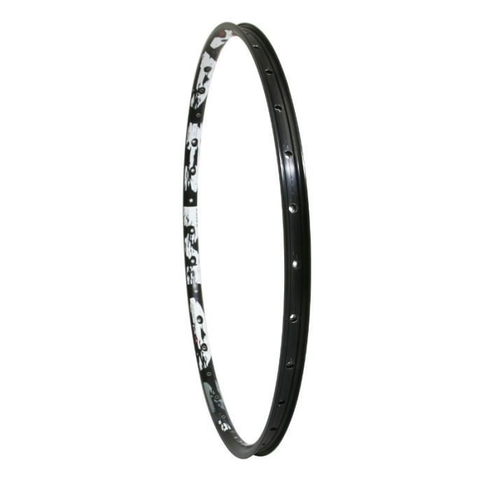Jante Vtt 27.5 Karma Disc Noir 32T. Double Paroi Avec Oeillets Profil 17Mm