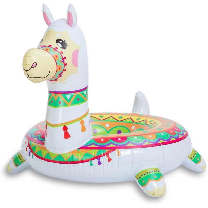 HFJKFW-Boubée Lama De Piscine 43.5" Flotteurs De Plage Amusants Chaise