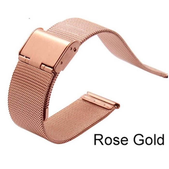 Bracelet montre 18mm rose gold clearance