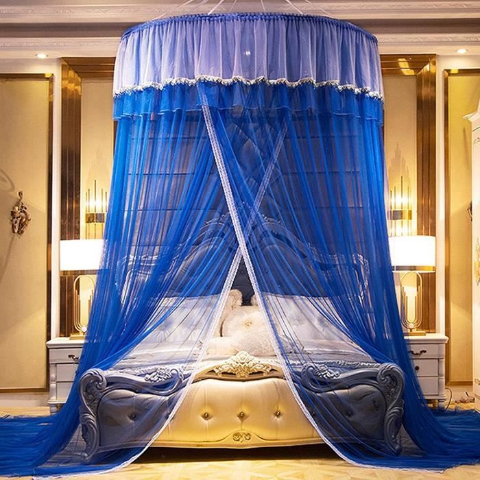 Moustiquaire Dôme Pop-up ProBache - Grand Format 195x180 Cm, Blanche, Pour Lit Mobile