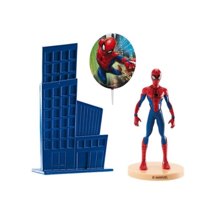 Kit Cake Toppers En Plastique Spiderman 8 5 Cm Cdiscount Maison