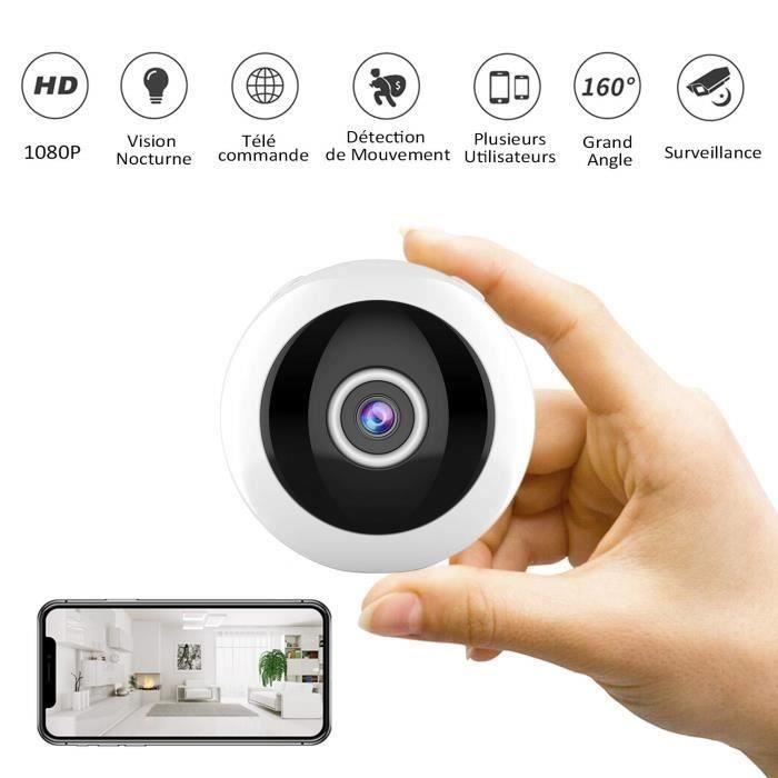 Bk Cameras Espion Mini Camera 1080p Portable Wifi Nourrice Animaux Bureau Sports Camera De Surveillance Pour Ios Android Achat Vente Ecran Videosurveillance Bk Cameras Espion Mini Cdiscount