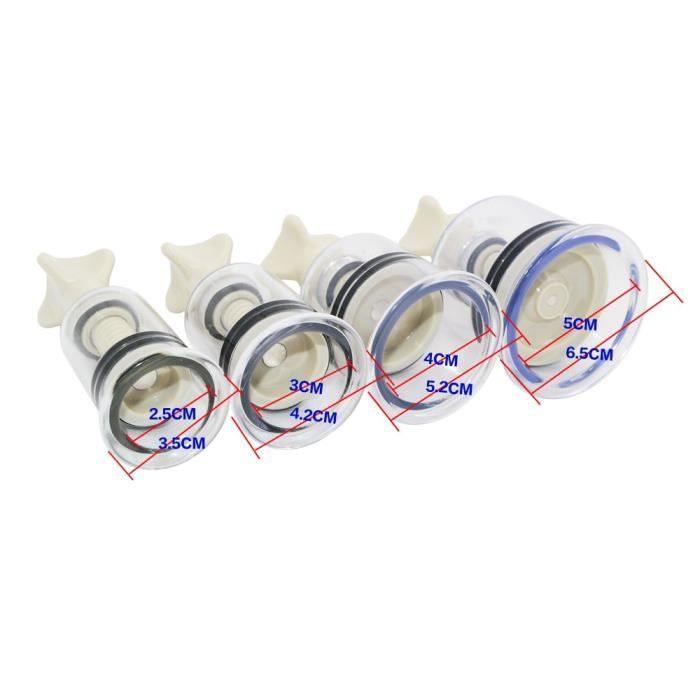 Pompe à Ventouses Portative CALLARON - Facile à Utiliser, Surface Lisse Et Sûre - Compatible Avec Plusieurs Appareils De Thérapie Par Ventouses - 5