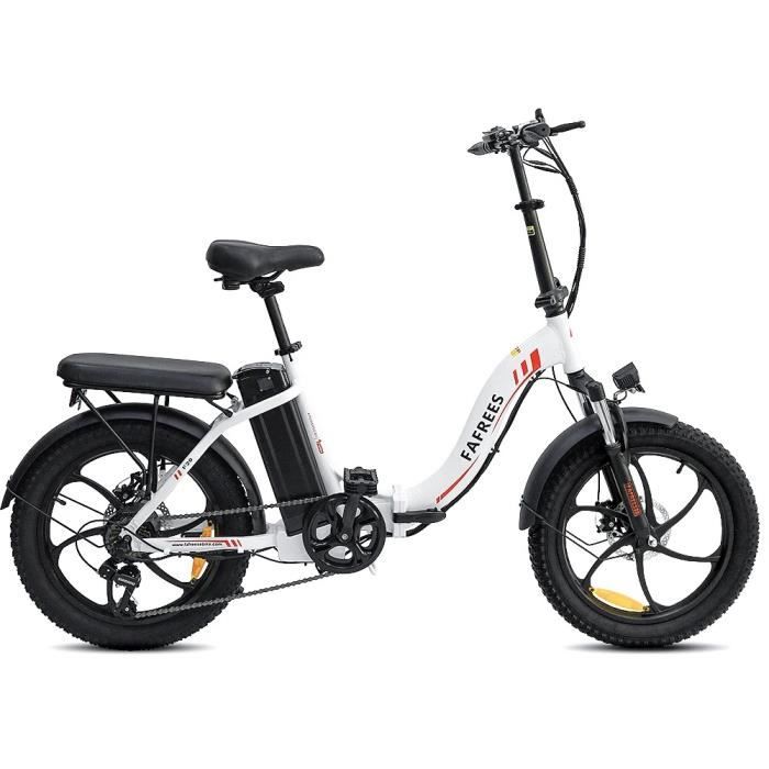 Fafrees Official F20 E-Bike Men&#39;s Fatbike 20 Inch with 36 V\/16 Ah Battery, Women&#39;s E Foldable 250 W Bicycle_voghion.com