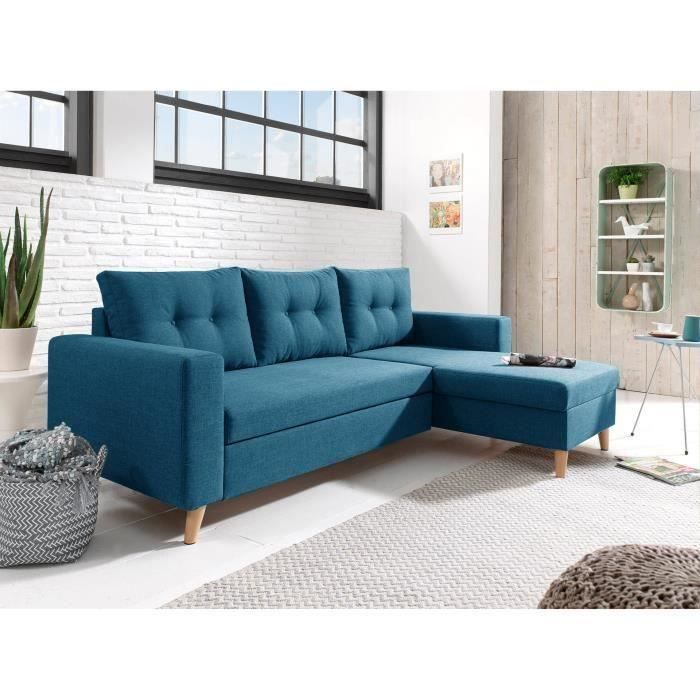 Canape Convertible Bleu Achat Vente Pas Cher Cdiscount