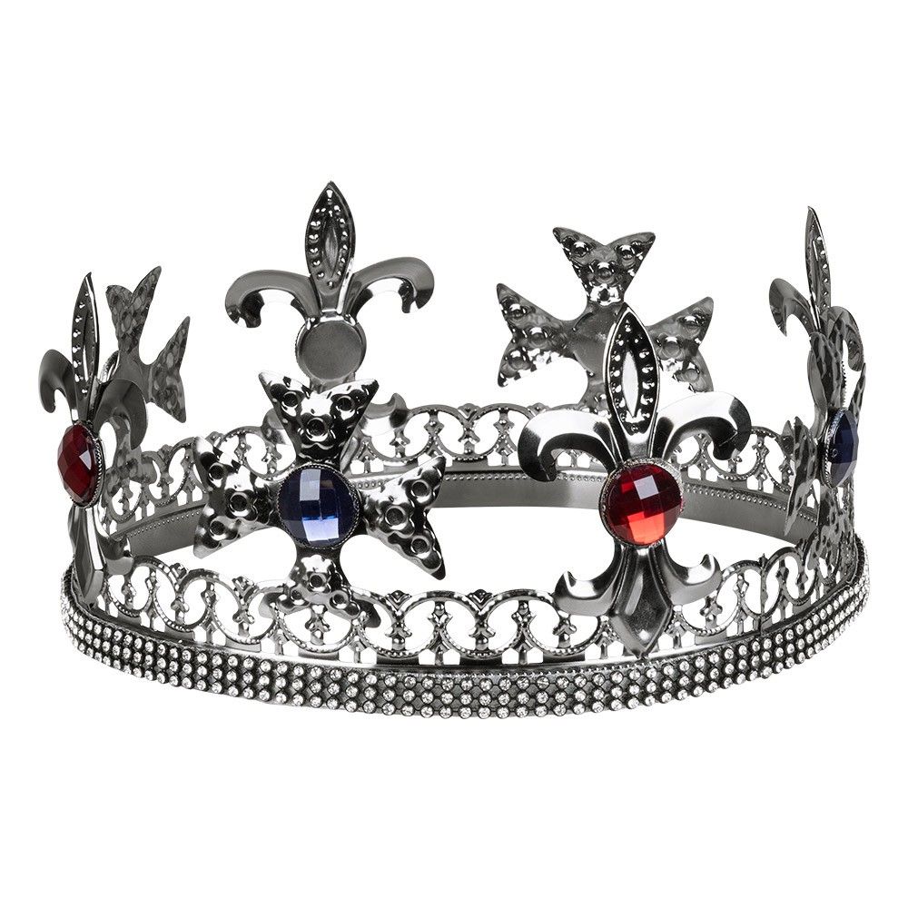 Boland couronne Roi Royal 19 cm fer/argent acrylique - Cdiscount
