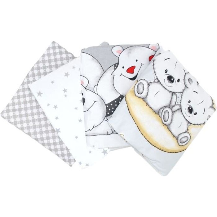 Callyna Lot 4 Drap Housse Lit Bebe 1x60 Cm Standard 100 Coton 100 Union Europeenne Sans Colorant Chimique Tons Gris Cdiscount Maison Callyna Lot 4 Drap Housse Lit Bebe 1x60 Cm Standard 100 Coton 100 Union Europeenne Sans Colorant Chimique Tons Gris Cdiscount Maison