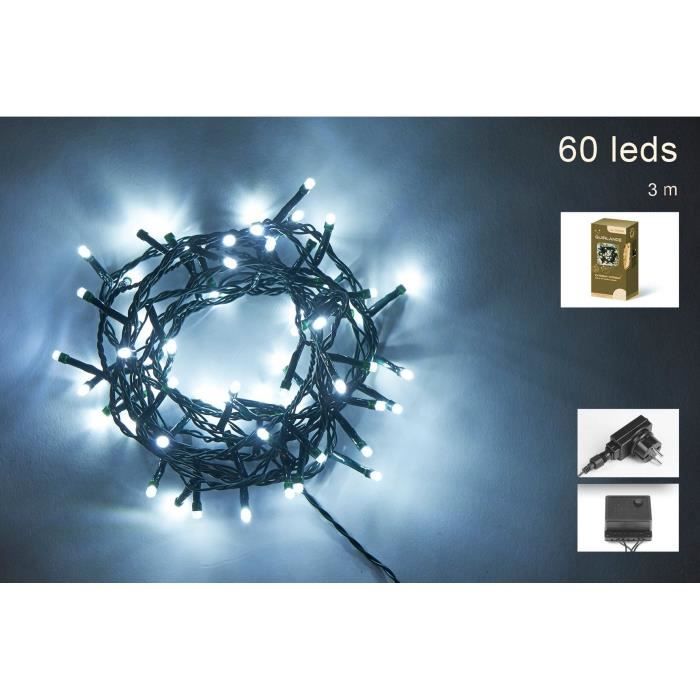 Guirlandes Lumineuses LED de Neige en Plastique Décoration en Noël Hydrofuge 