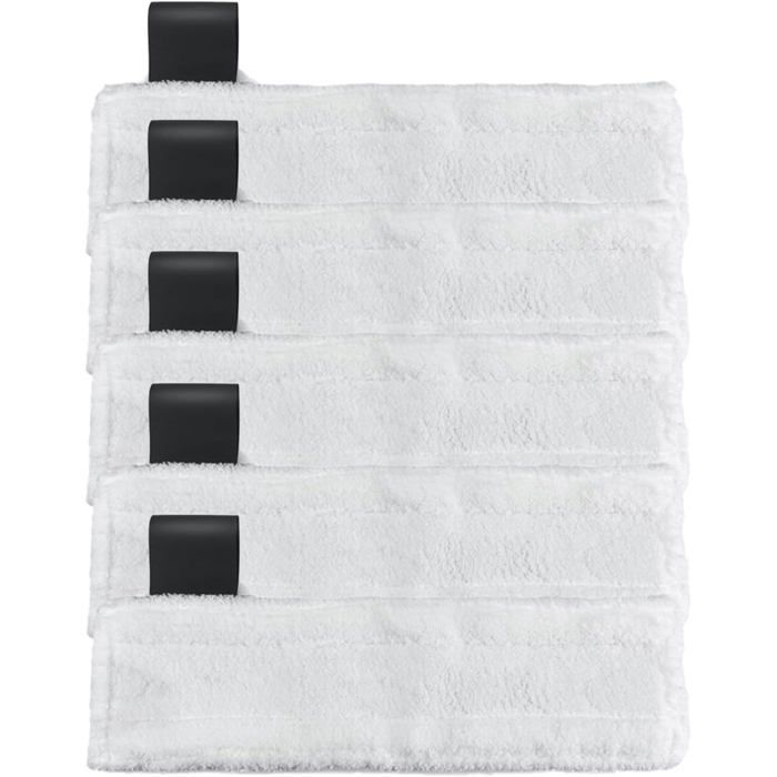 6 Bonnettes Microfibre CHEVVY Pour Kärcher SC2 SC3 SC4 Sc5 Chiffons R