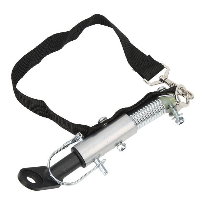 Attelage Noir Pour Remorque De Vélo Avec Goupille De Sécurité Pour Une Grande Stabilite De Conduite 84362390