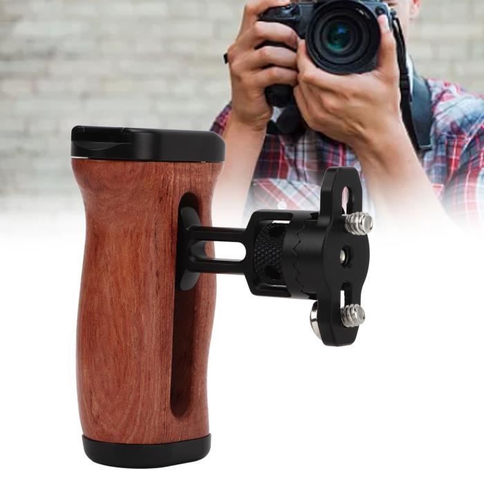 Poignée Latérale Rotative SmallRig Pour Appareil Photo – Pivote à 360°, Charge 15kg, Silicone Antidérapant, Pour Gauchers/droitiers - 4